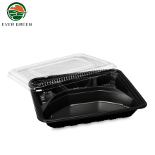 Einweg 4 -Kompartiment Einweg -Plastikbento Bento Lunchbox